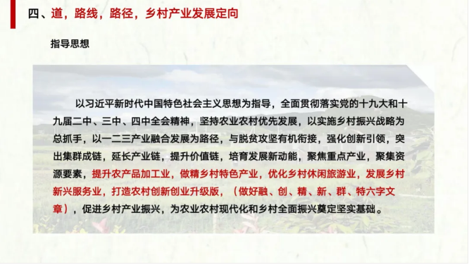 农业农村部陈建光处长详解《全国乡村产业发展规划（2020-2025年）》