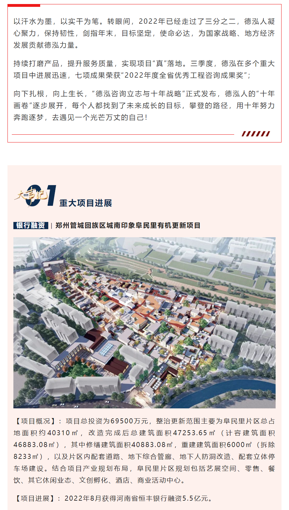朝乾夕惕 孜孜不怠 | 德泓咨询2022年第三季度大事记